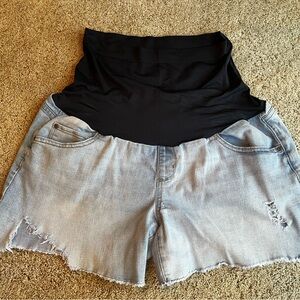 Maternity Sonoma Blue Jean Shorts